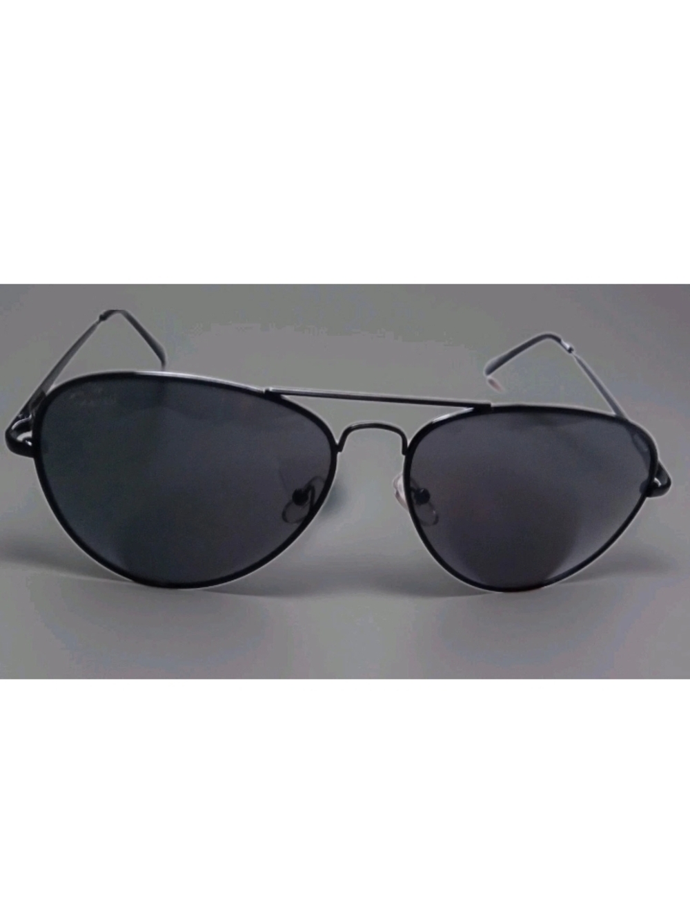 Jolie Rose Sunglasses Women's Black Metal Frame Black Lens UV400 Protection